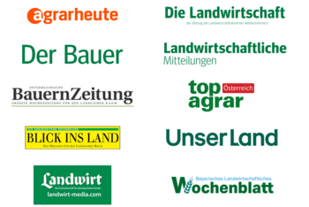 Logos der verschiedenen Fachzeitungen